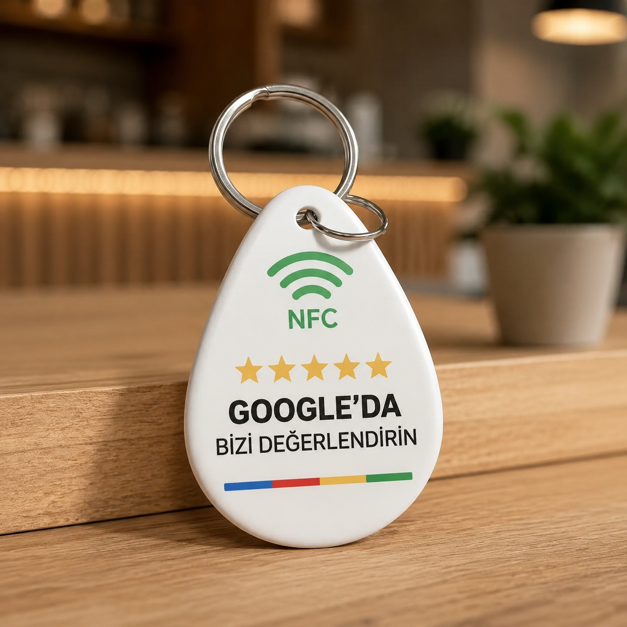 NFC Google Yorum Anahtarlığı